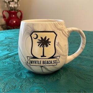 White Marble Myrtle Beach Mug